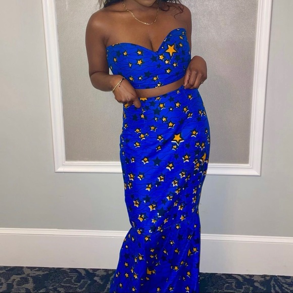 Authentic Custom Made African Wear 36DD and 30/32 waist. Worn Once. - Picture 2 of 2